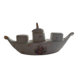 Salt shaker pepper shaker and mustard pot