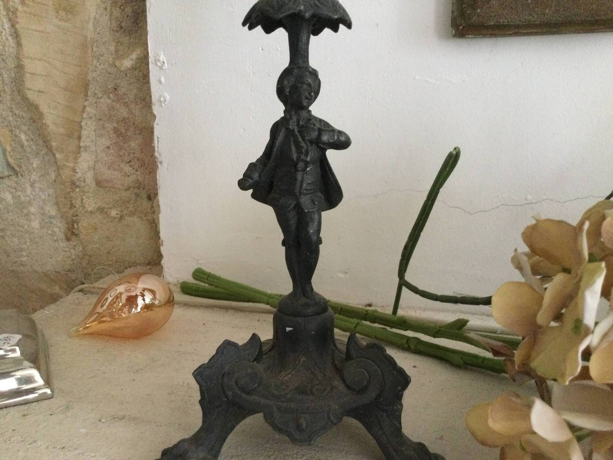 Pair of antique candlesticks