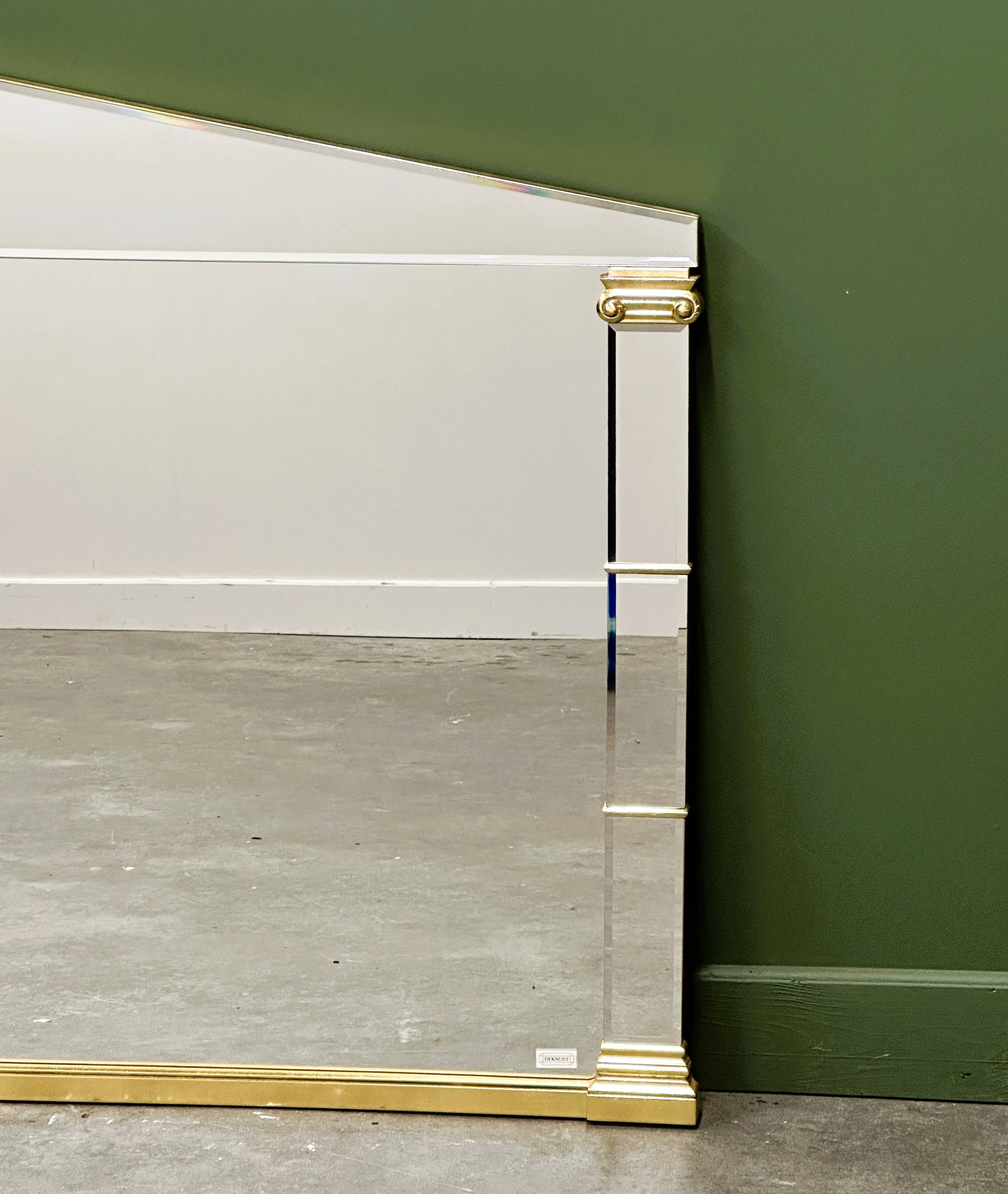 XL Elegant Neoclassical Style Mirror by Deknudt, 1980s. Belgium