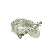 Bonbonniere, Art Nouveau, silver-plated brass, Germany, early 20th century