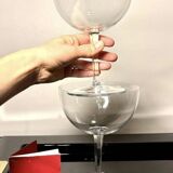 2 tasting champagne glasses Baccarat