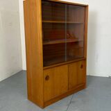 Vitrine scandinave en teck, années 1960