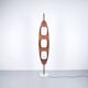 TEAK FLOOR LAMP BY GIOFFREDO REGGIANI 1969 REGGIANI PUBLISHER