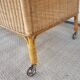 Old children's bed Bamboo, Rotin er Vintage Osier 50 60