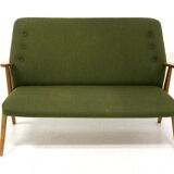 2-seater beech sofa, Sweden, 1950