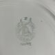 Round dish "Tablecloth" Moulin des Loups Orchies