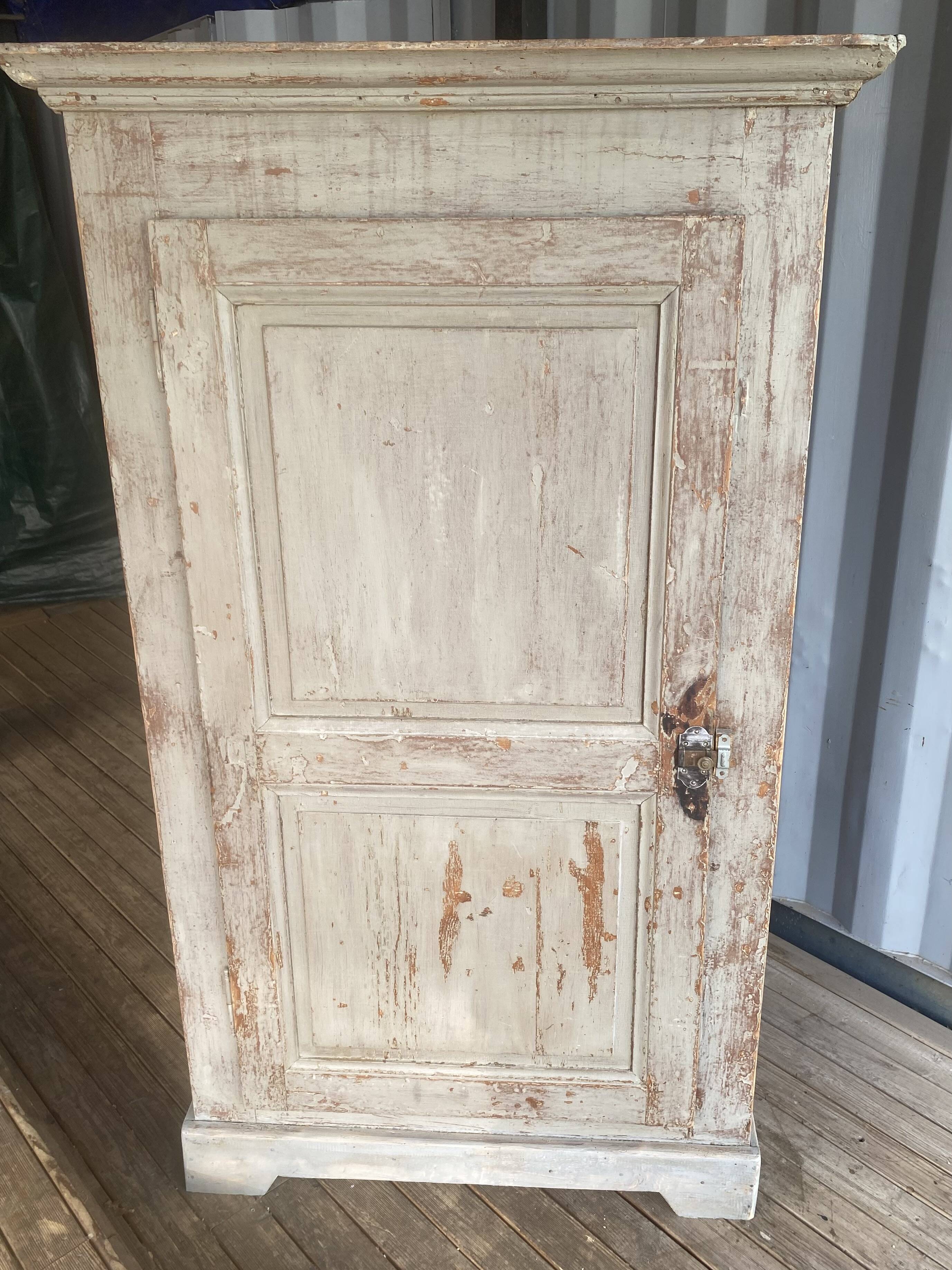 Poupée Ancienne Avec Bonnetière Vitrée Imitation Bambou - Fabrication Française Fin XIXe