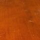 Upholstered damask table and 4 cherry chairs from the 80s