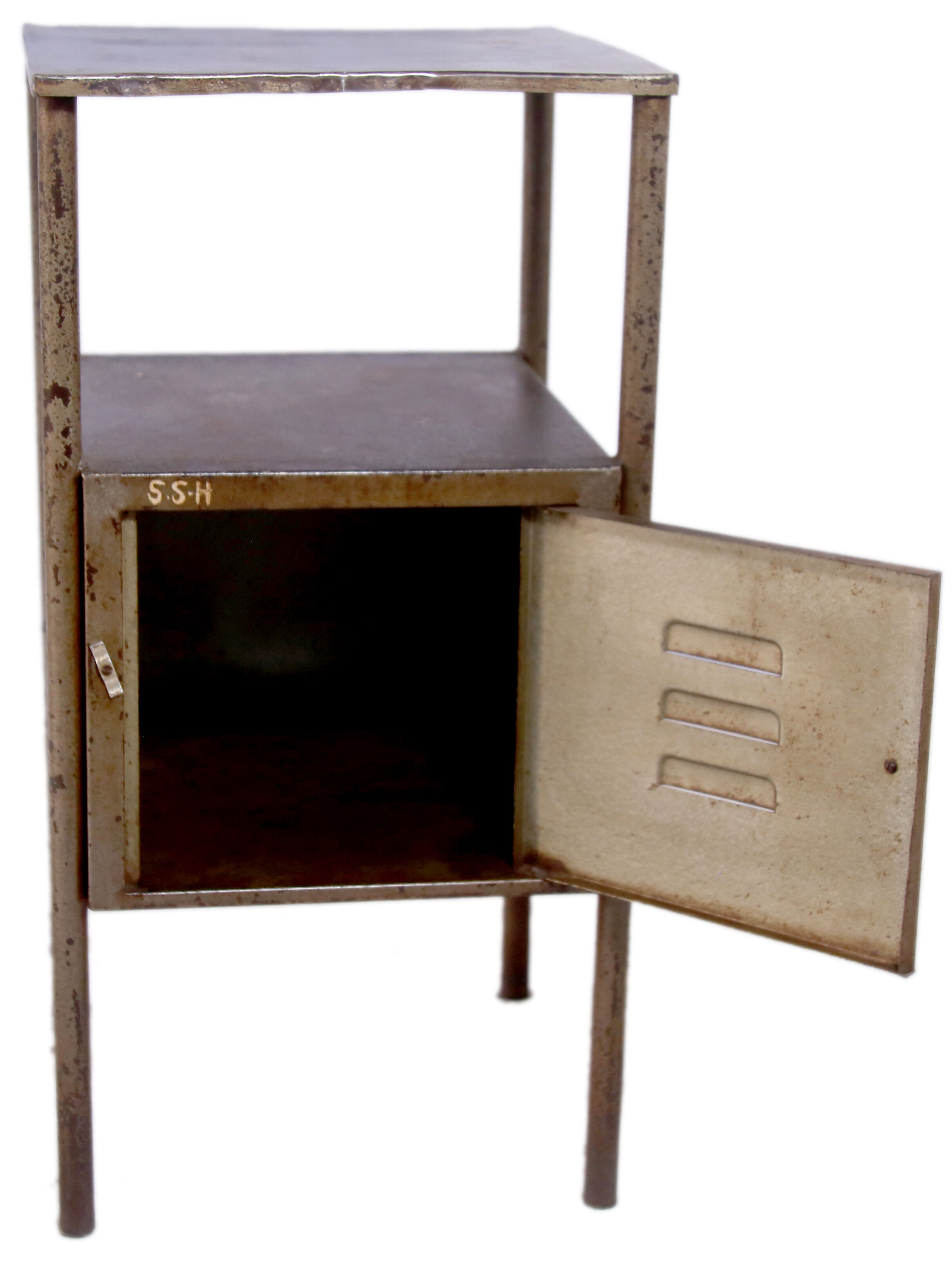 Night table - metal hospital bedside