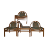 Set of 4 lounge chairs baumann model argos year 70