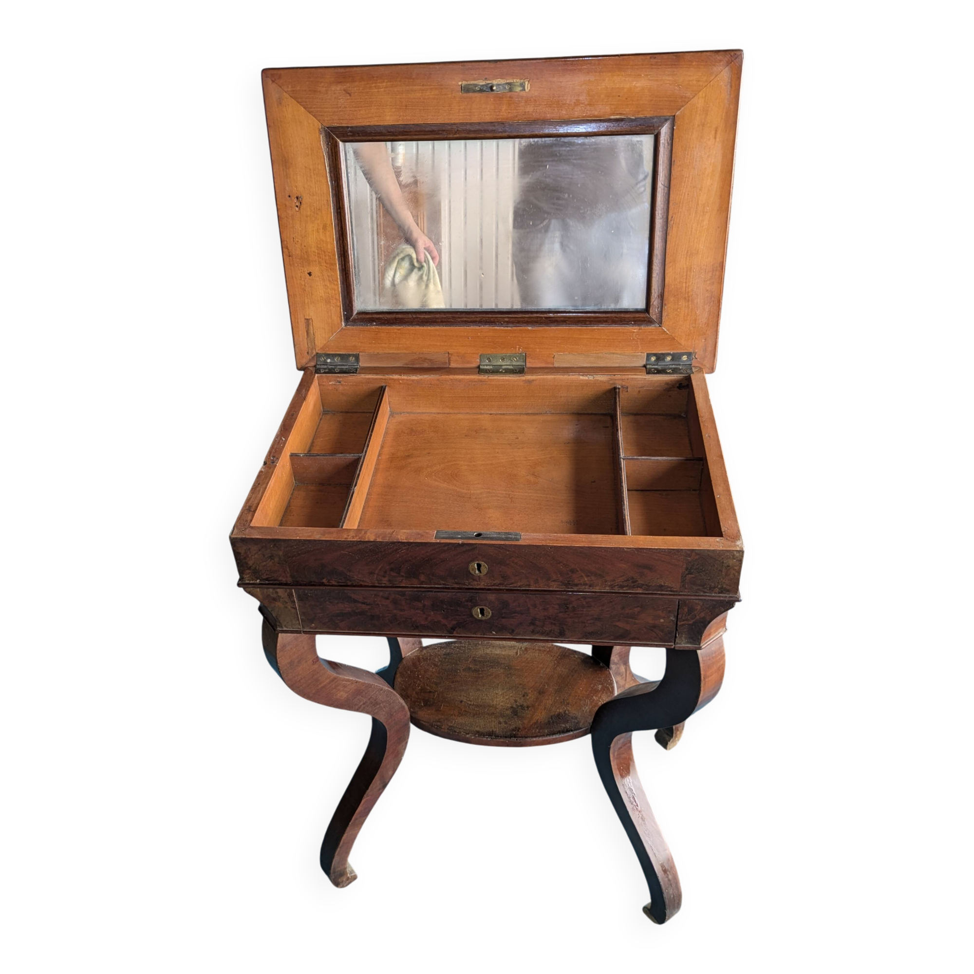 Coiffeuse en acajou - époque 19eme