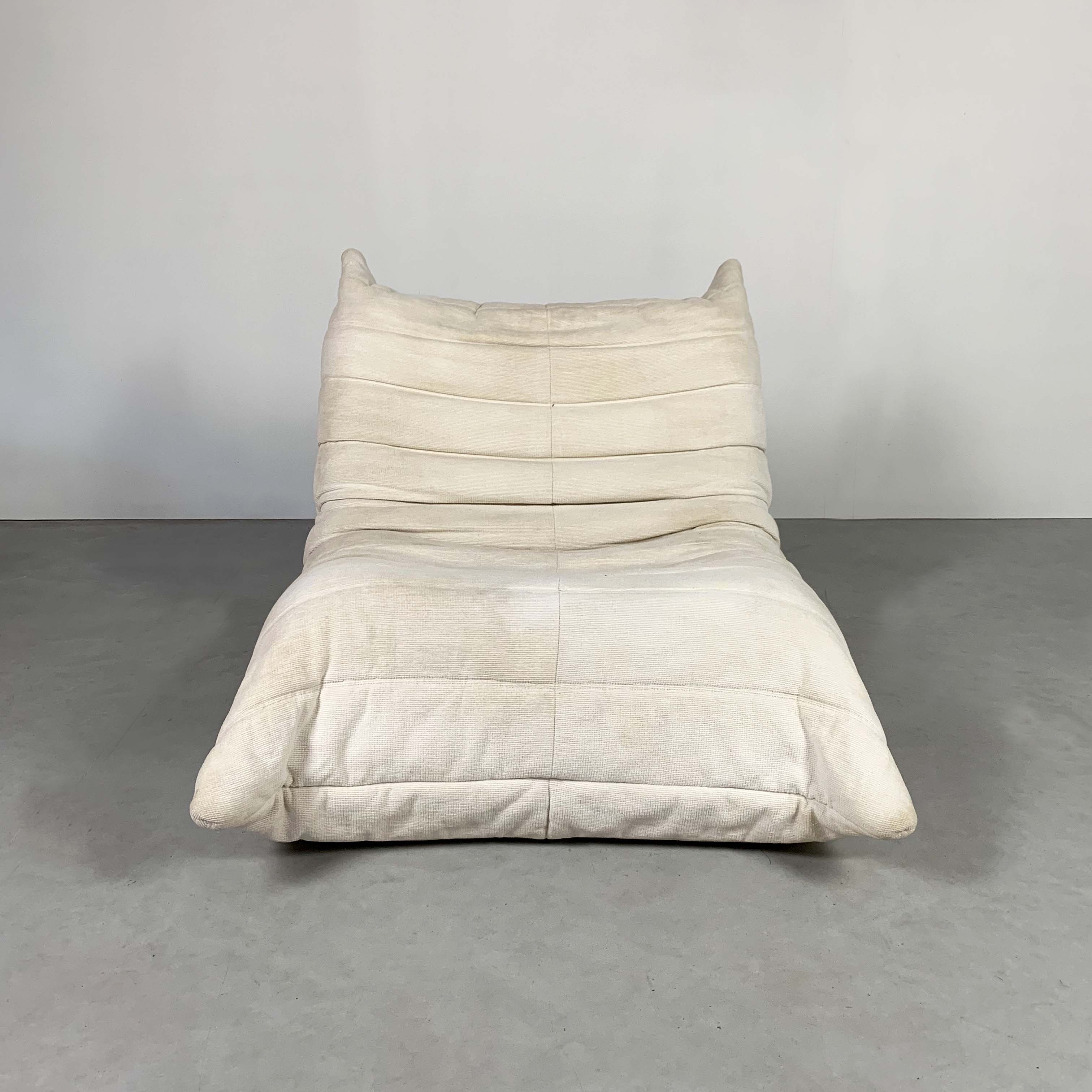 Togo 1 Place Crème by Michel Ducaroy for Ligne Roset, 1970