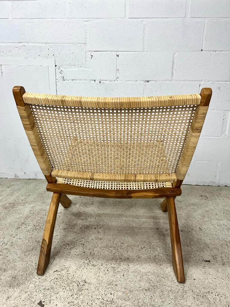 Fauteuil en osier