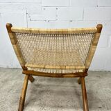 Wicker armchair