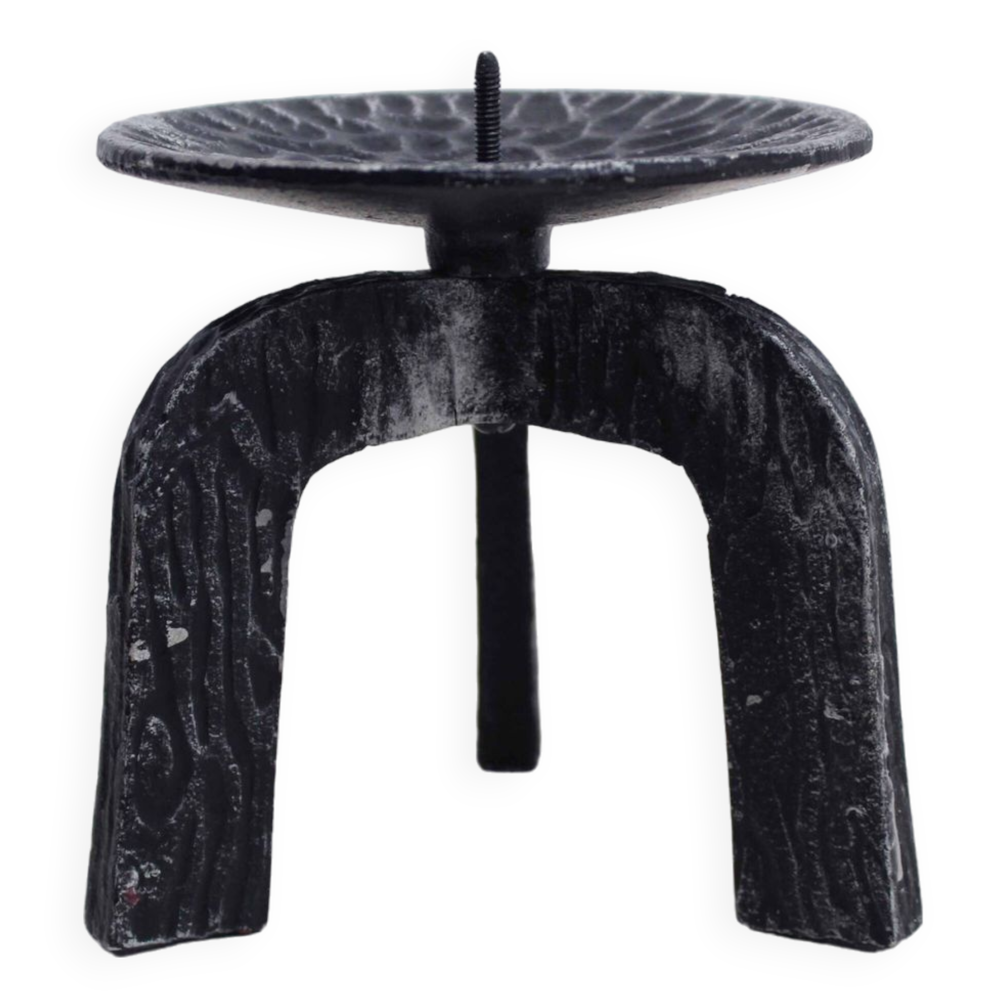 Vintage brutalist candle holder