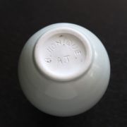 Celadon porcelain vase signed A. Monique A.T., 1970s