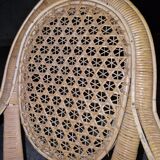Ancien fauteuil en rotin