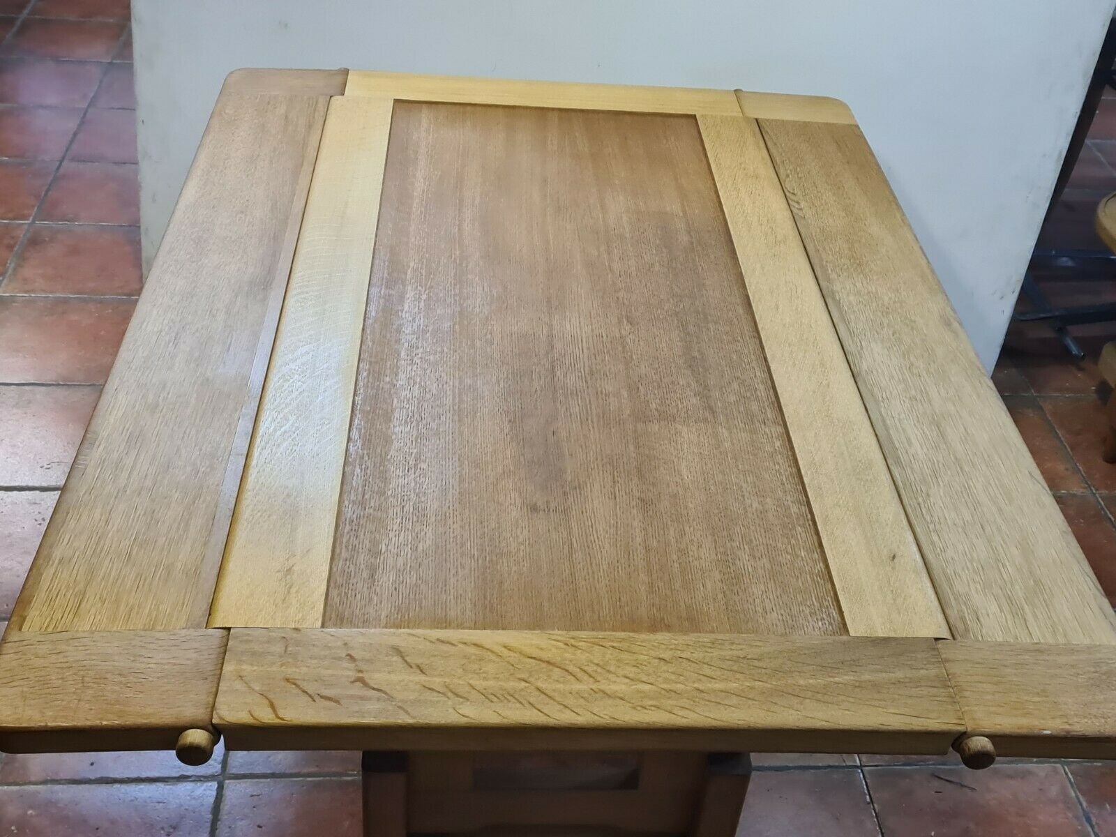 vintage modular table in oak GILLERME and CHAMBRON