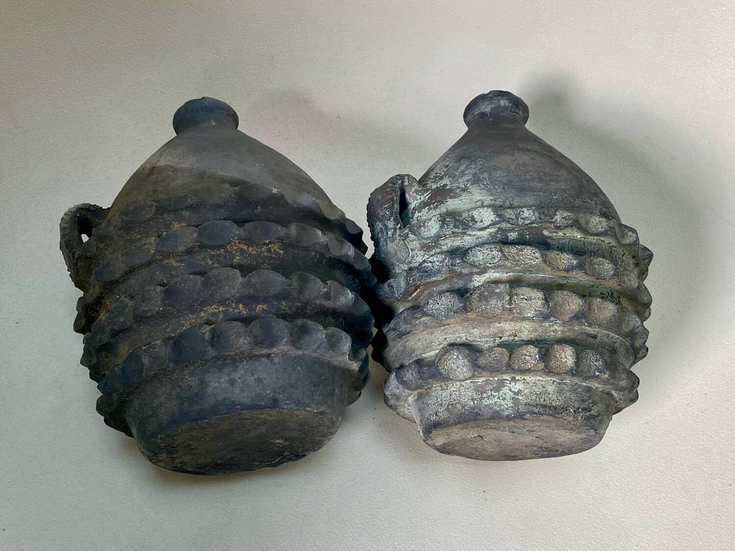 Pair of terracotta vases