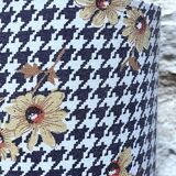 Complete vintage fabric lamp