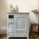 Small blue Parisian buffet