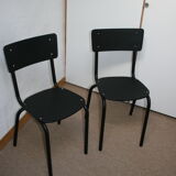 Pair of re-visited old school chairs