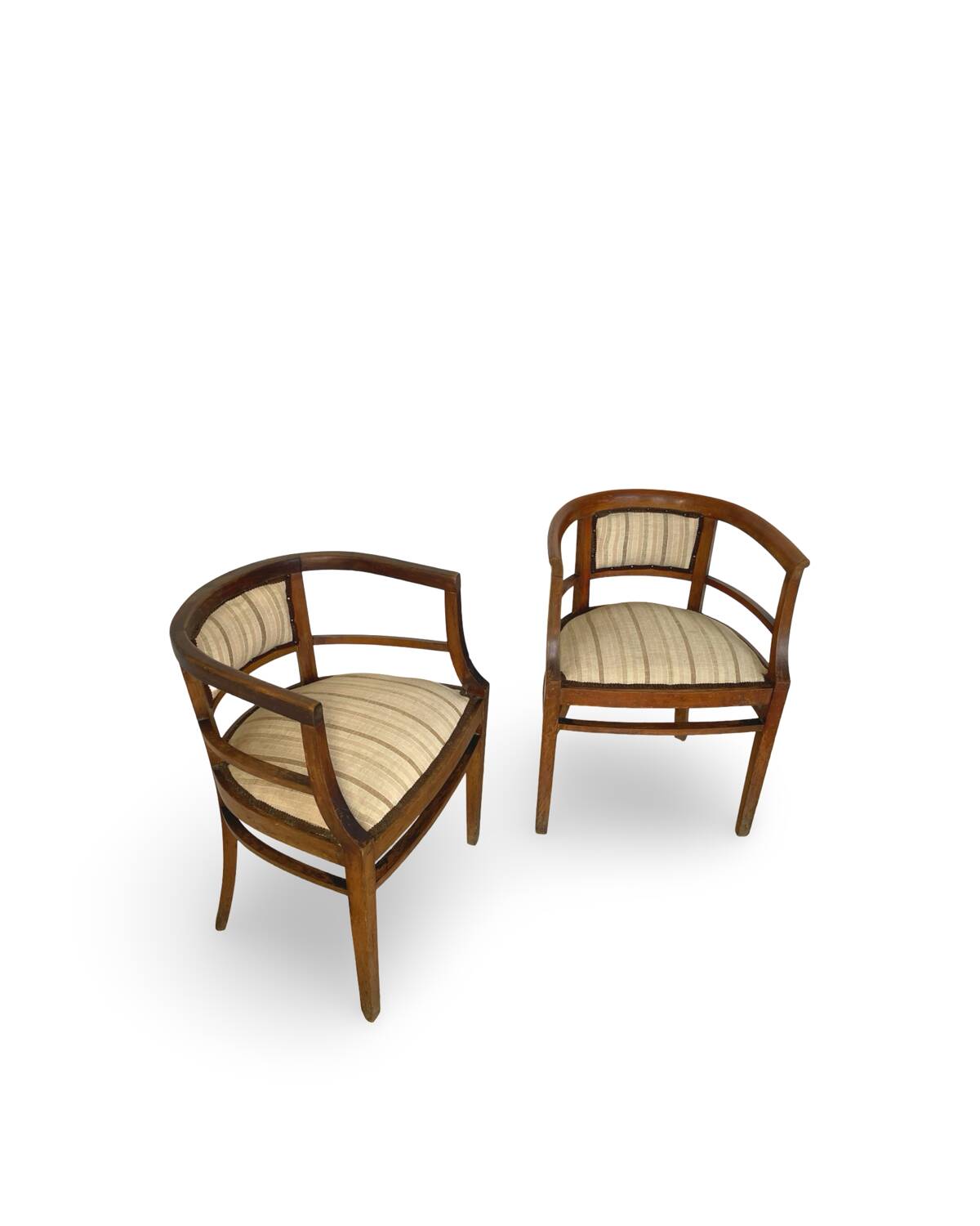 Italian side armchairs, 1920s/1930s