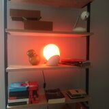 Ovoid wall lamp in earthenware and glass ø20