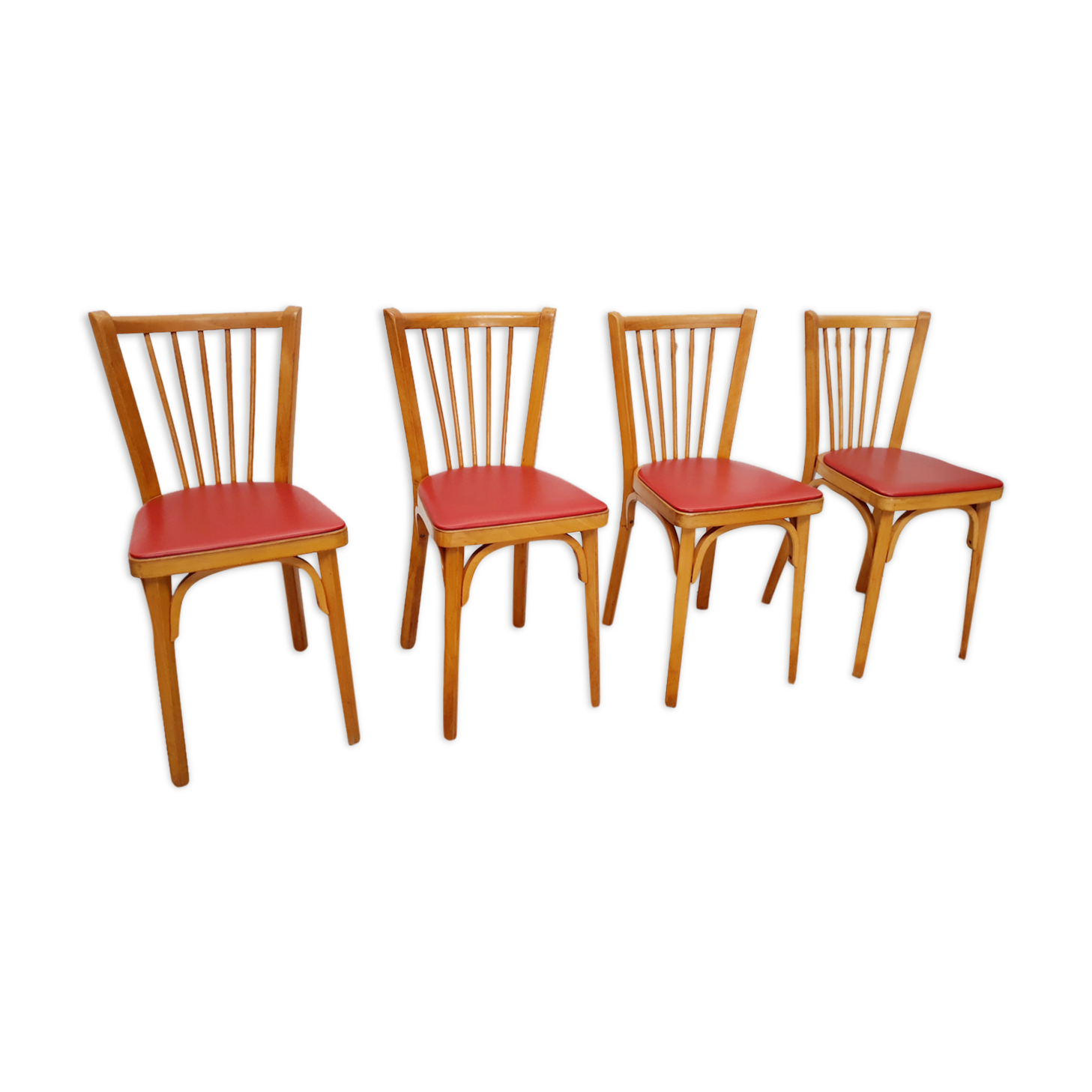 4 vintage bistro chairs Baumann