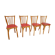 4 vintage bistro chairs Baumann