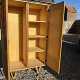 Vintage rattan cabinet