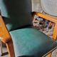 Rare 1950's pair of scandinavian design bridges armchairs