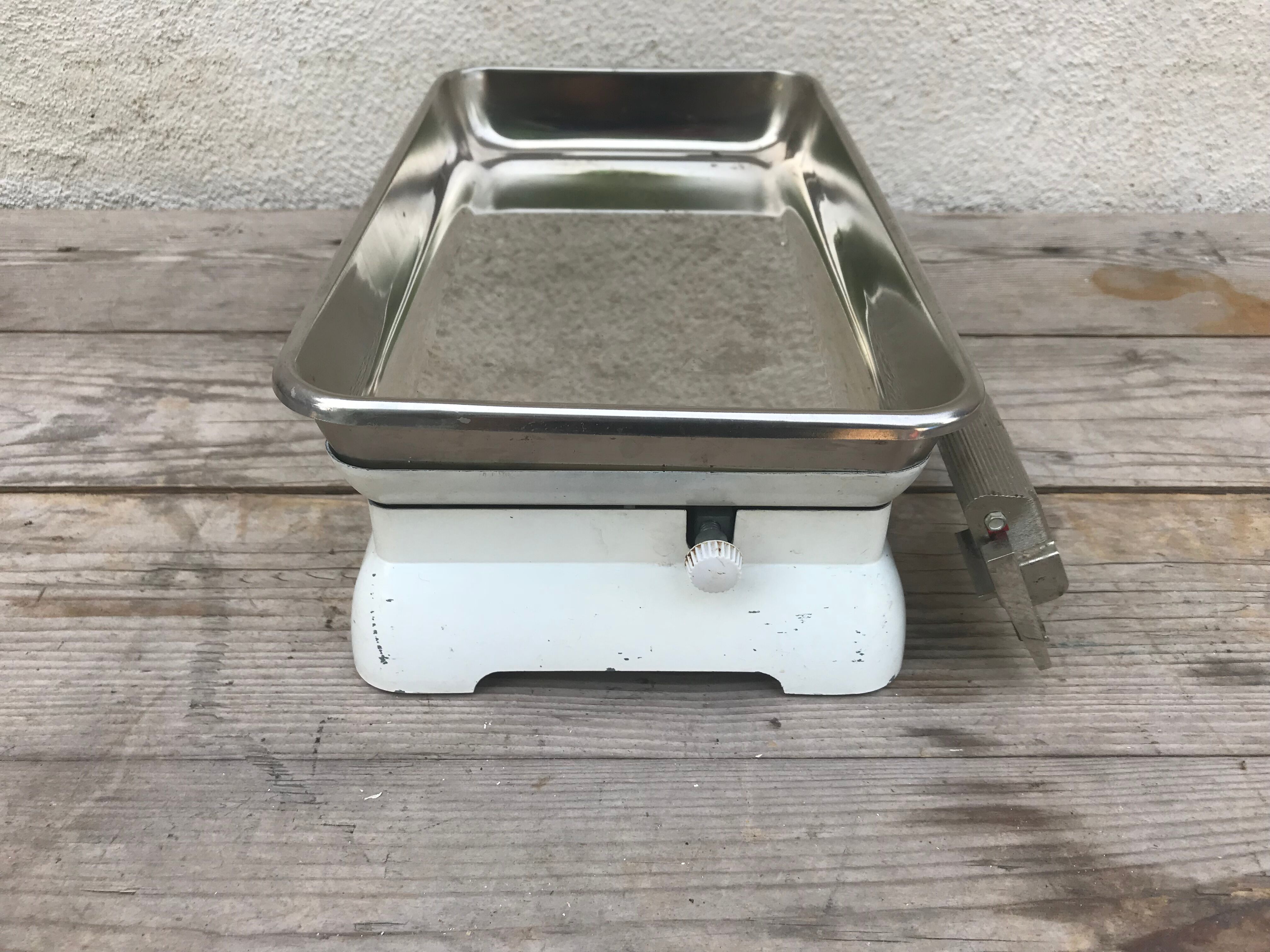 Old balance spratic 5 kgs white metal
