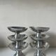 6 stainless steel dessert bowls, 1970s