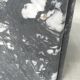Table basse design années 80 vintage marbre verre