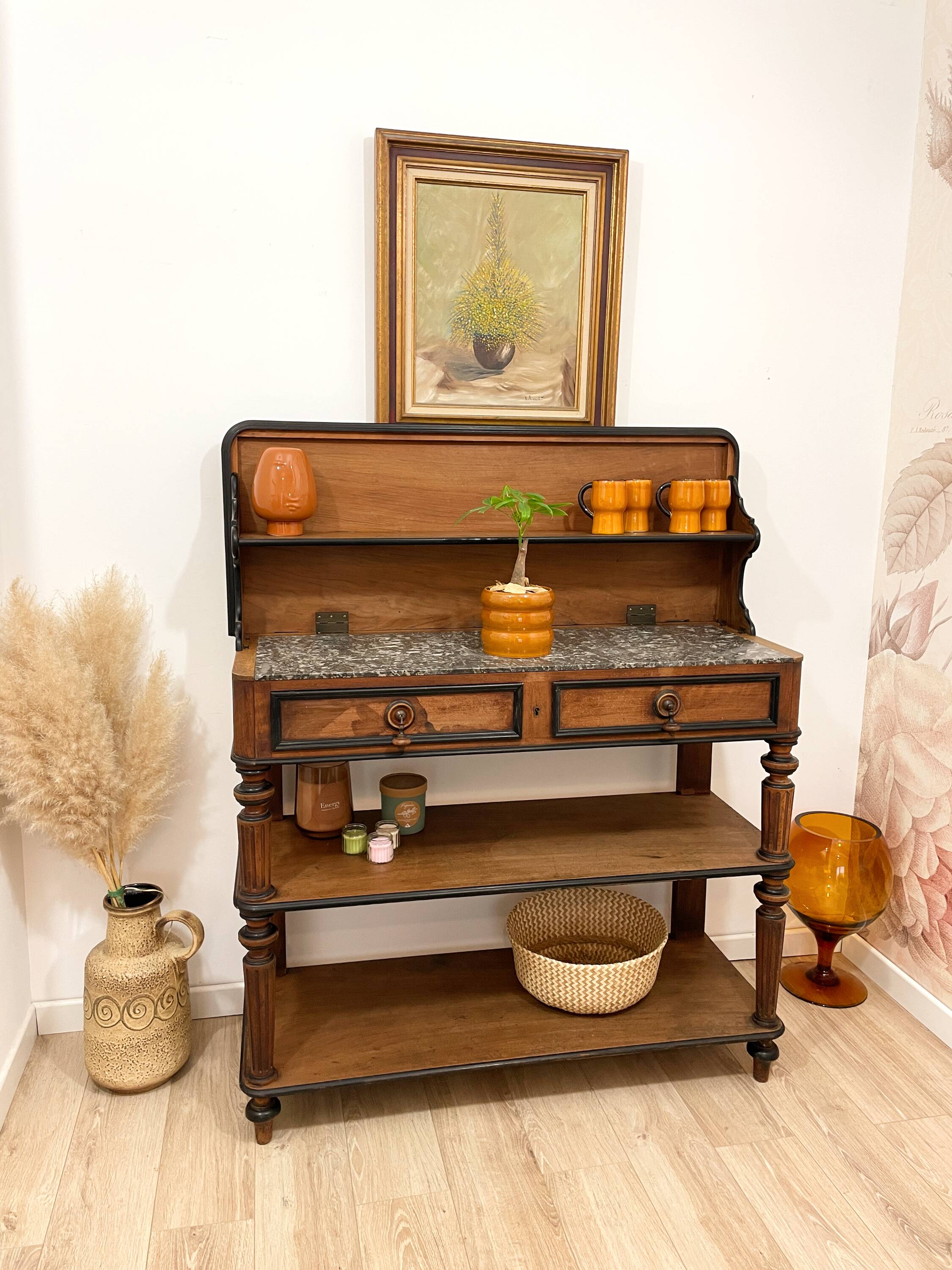 Buffet / Walnut dessert table - Early 20th century