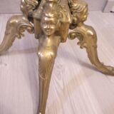 parrot coat rack in marble and brass