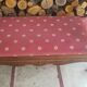 Empire style curved bench