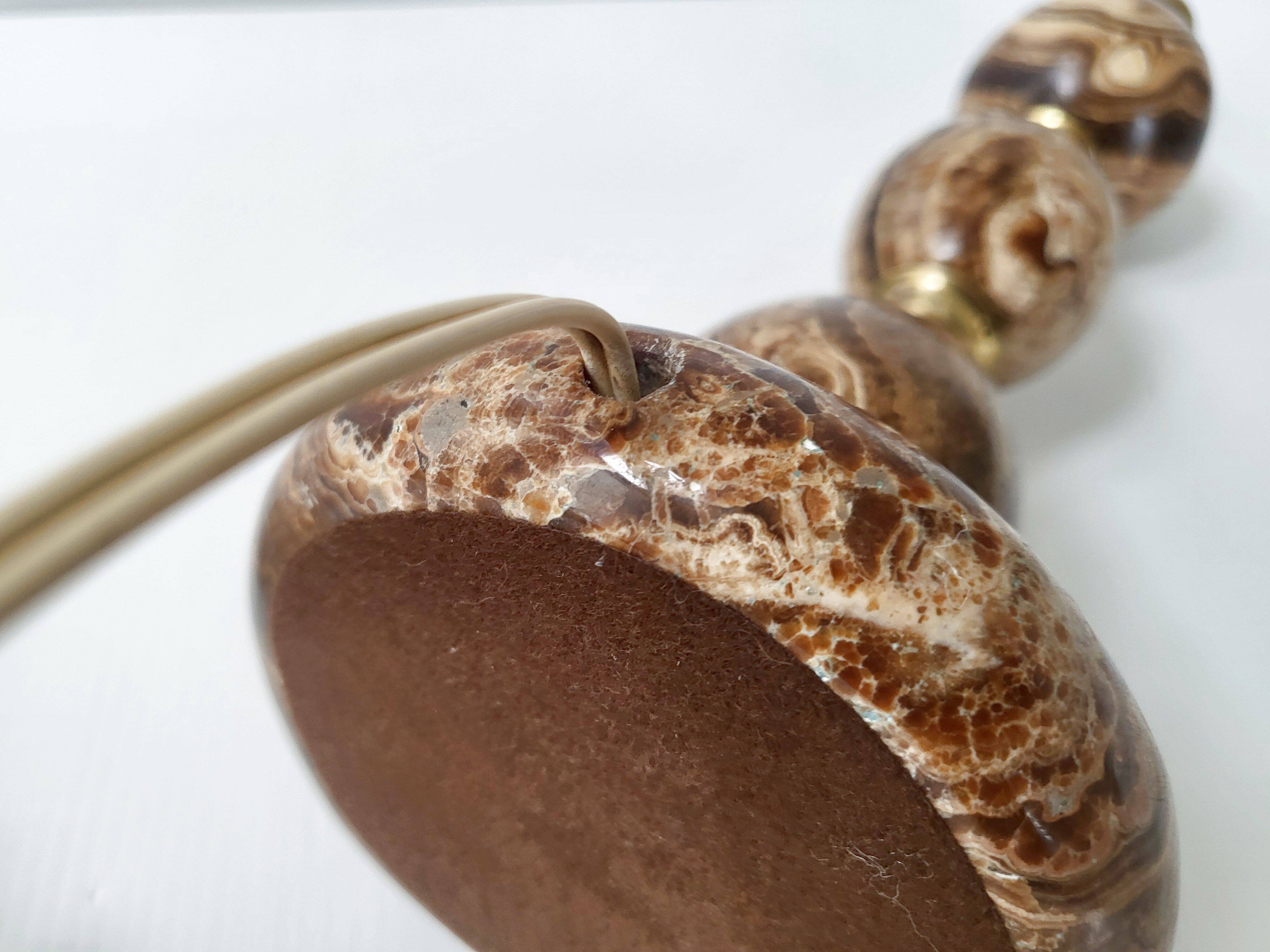 Vintage marble lamp 1970