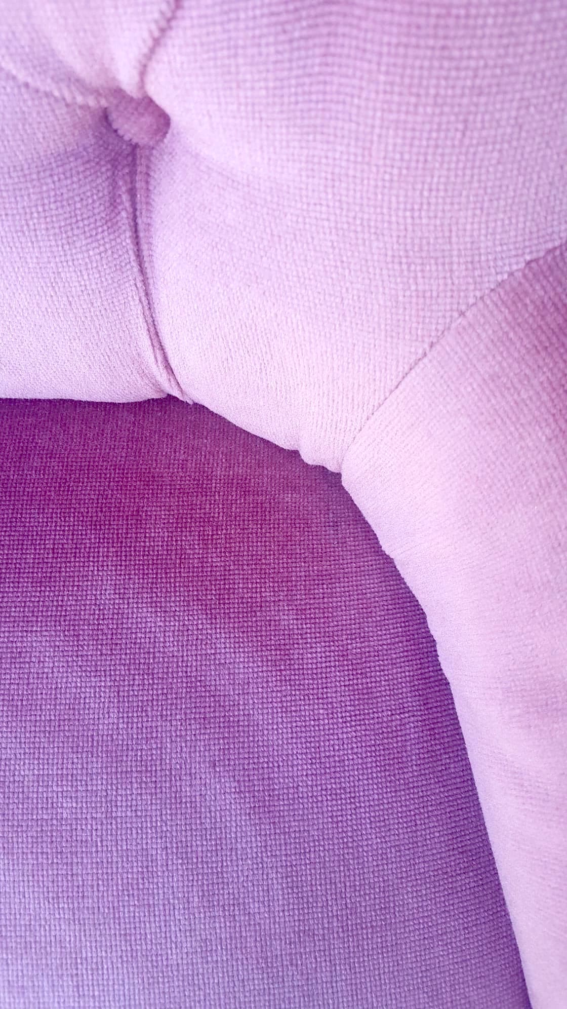 Pair of pink velvet toad chairs