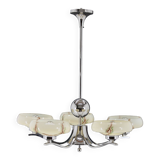 1930s Art Deco Chandelier, Czechoslovakia