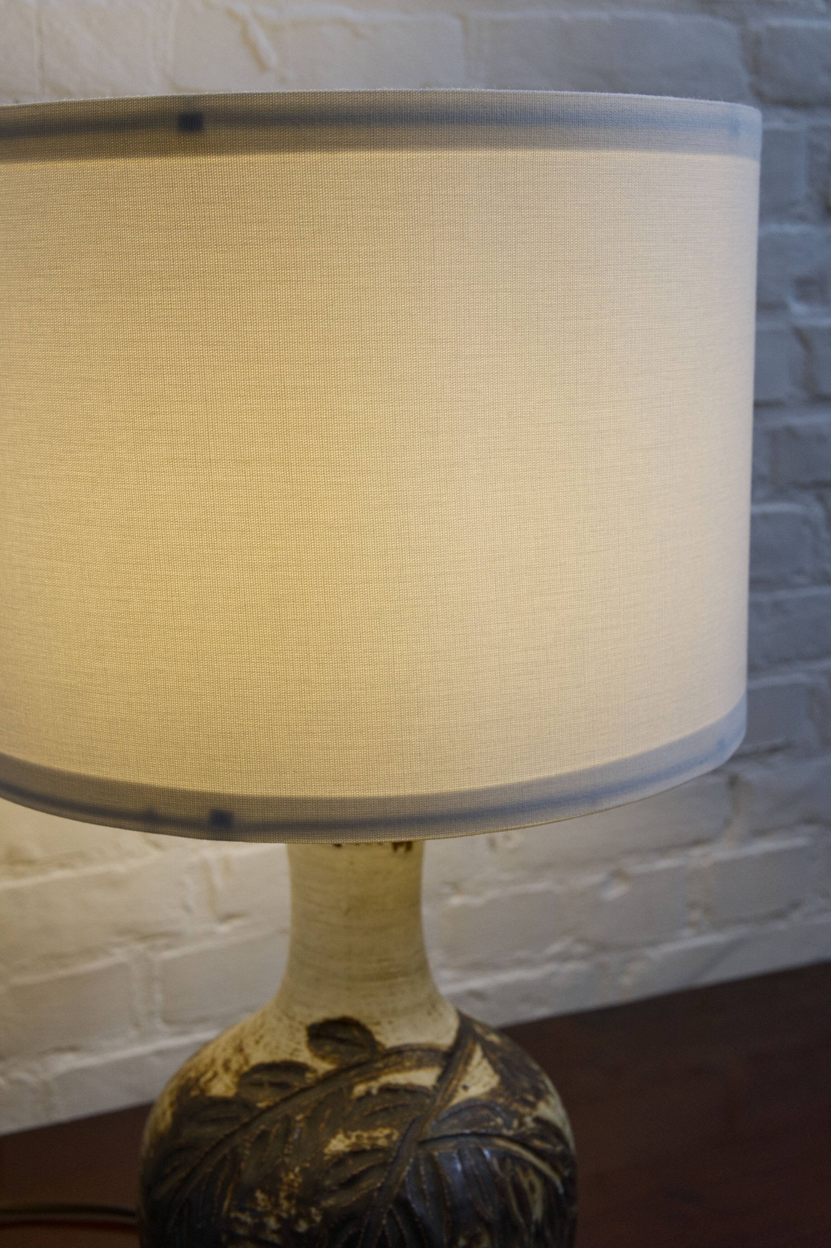 Vintage ceramic table lamp by Axella, Denmark