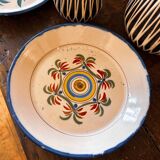 Polychrome earthenware plate