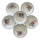 6 vintage deep plates
