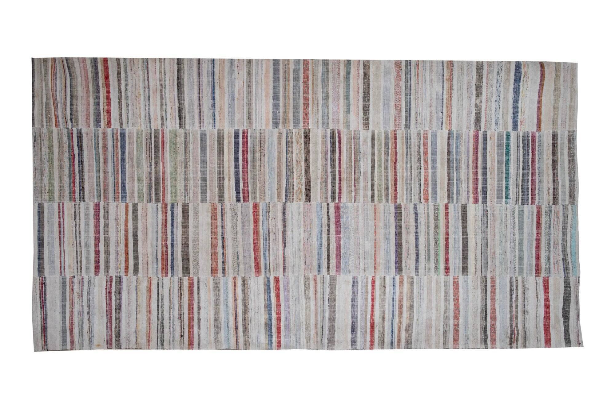 Vintage handmade Turkish rug 220x420 cm