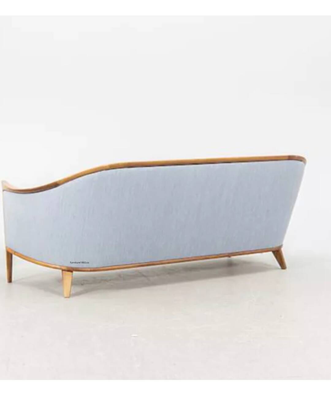 Vintage Scandinavian three-seater canapé in light blue – Bertil Fridhagen – 1960s