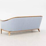 Vintage Scandinavian three-seater canapé in light blue – Bertil Fridhagen – 1960s