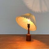 Danish modern teak table lamp from the mid-century, 1960s.