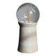 Lampe Imbuto émaillé blanc mat