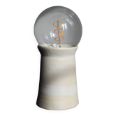 Lampe Imbuto émaillé blanc mat